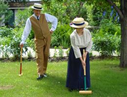 Interpreters playing croquet